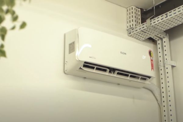 ar condicionado instalado em comércio