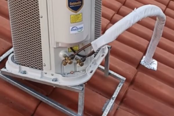 ar condicionado instalado no telhado em bh