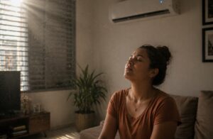 ar-condicionado-com-purificador-de-ar-para-o-quarto